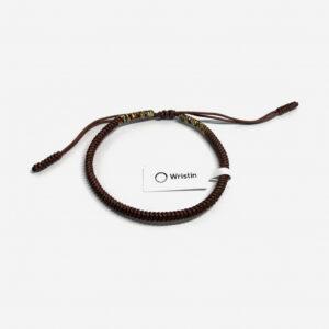 Tibetan bracelet ends brown/multi